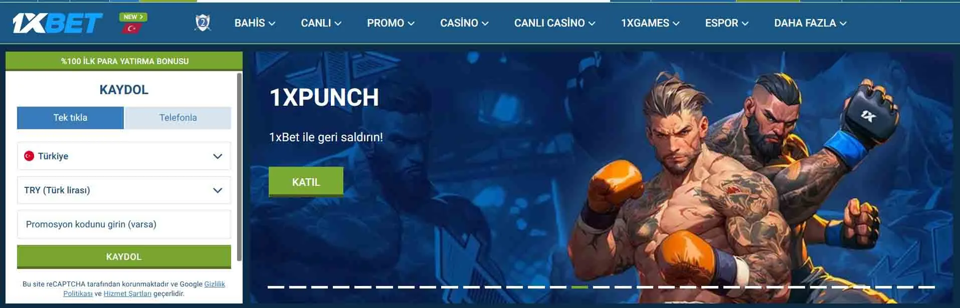 1xBet giriş